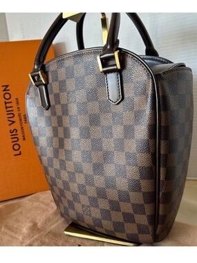 Louis Vuitton GM Sarria Seau Damien Ebene Canvas Handbag.